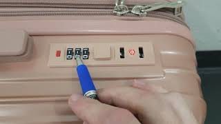 วิธี​เปลี่ยน​รหัส​ล๊อก​ กระเป๋า​เดินทาง​รุ่น​ ANTI​ 17 by codebags