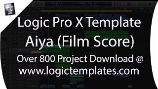 Film Score Midi Music Prodcution Template For Logic Pro X - Aiya By Mikas