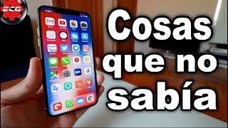 Cosas que no sabía del iPhone X