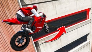 INSANE MOTORBIKE STUNT Challenge! - (GTA 5 Stunts & Fails)