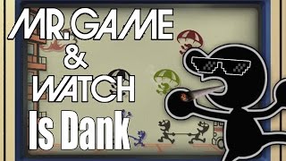 Mr. Game and Watch is Dank, Better Nerf - Super Smash Bros. For Wii U Montage