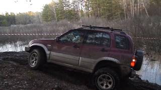 Grand Vitara 2,5 АКПП BFGoodrich MT по трассе Апрельского куража 2013
