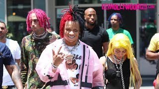 Trippie Redd & Angvish Talk NBA YoungBoy, Tekashi 69, Fortnite & Deleted Instagram At Game Stop