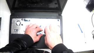 Разбор и очистка системы охлаждения на ноутбуке Lenovo B570e