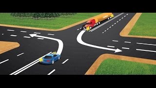Левый поворот. Как правильно выполнять левый поворот?