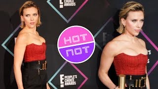 Scarlett Johansson STUNS At The People's Choice Awards 2018 RED CARPET
