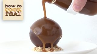 CHOCOLATE CARAMEL PEANUT BOMB How To Cook That Dessert
