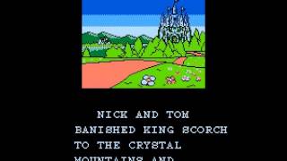 Счастливая концовка игры Snow Bros на Денди (NES)