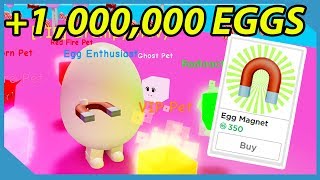 The Egg Magnet Gamepass is Overpowered in Roblox Egg Simulator