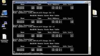 Windows command line networking: nbtstat