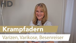 Krampfadern - Varizen, Varikose, Venen, Besenreiser