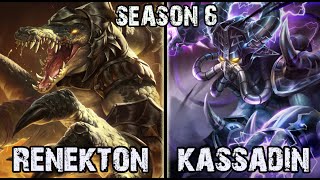 Best Renekton Korea vs Kassadin MID Ranked Challenger
