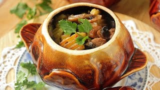 ЖАРКОЕ В ГОРШОЧКАХ по домашнему Блюда в горшочках рецепты Мясо в горшочке с картошкой в духовке