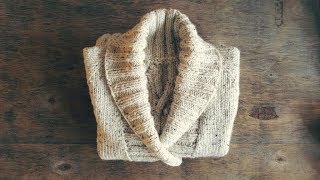 Кардиган "Джуно" спицами. 4-я часть МК. Планка.