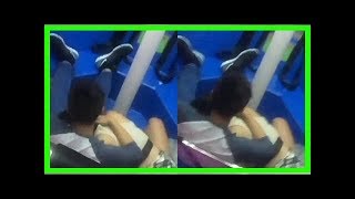 관광버스에서 눈빛을 주고 받은 후 성관계를 즐기는 모습