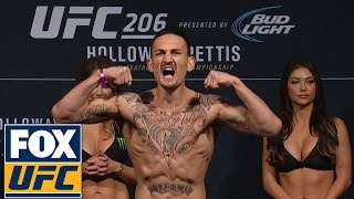 Holloway vs. Pettis, Cerrone vs. Brown and more | Weigh-In | UFC 206