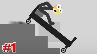 ЛОМАЙ МЕНЯ ПОЛНОСТЬЮ! Stickman Dismounting Игры на Андроид 1 серия