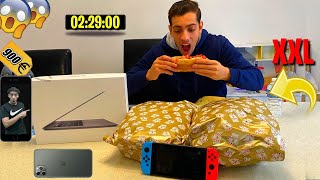 SI IL FINIT CE KEBAB XL EN 2MIN30 IL GAGNE PLEINS DE CADEAUX ?