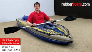 Intex K2 Challenger Inflatable Kayak Video Review by Rubber Boats