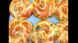 Ispanaklı El açması Katmer Börek (Nefis Bir Tarif )