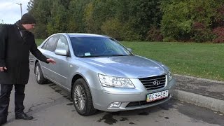 Hyundai Sonata 2008 2.0 5MT Полный обзор отличного 7-ми летнего автомобиля!!