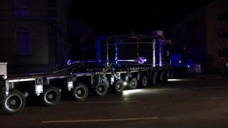 Schwertransport / heavy transport in Lörrach (30./31.03.2012)