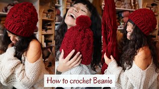 Crochet Beanie Tutorial | How to make a crochet hat