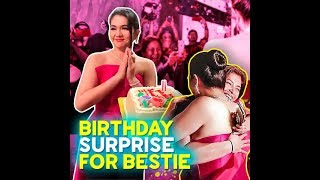 Birthday surprise for bestie | KAMI | Dimples Romana was in tears when she was surprised by Angel