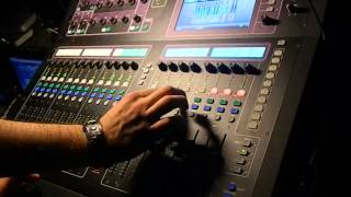 Работа звукорежиссёра. Пульт Allen & Heath GLD. HD