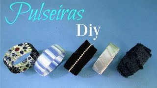 5 idéias de Pulseiras feita com garrafa pet | DIY