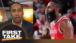 Stephen A.: James Harden is 'head and shoulders above' LeBron James for MVP | First Take | ESPN