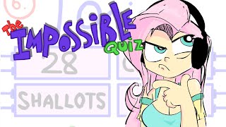 Fluttershee plays The Impossible Quiz ? | I NEVER ate cardboard?!