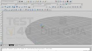 Σε ένα νέο σχέδιο σε τρισδιάστατο πρότυπο (acadiso3D.dwt), σχεδιάστε έναν κώνο (Cone) με σημείο...