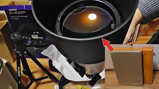 Распаковка телескопа Svbony sv501P 70 mm походный компактный рефрактор