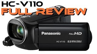 Panasonic HC-V110 camcorder unboxing, review & test
