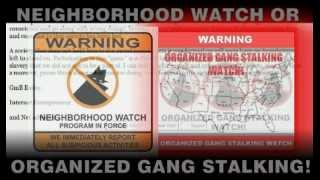 Neighborhood Watch Or Community Harassment And Organized Stalking