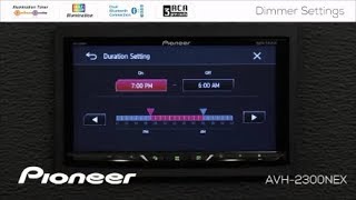 How To - Dimmer Settings on Pioneer AVH NEX In Dash Receivers 2017