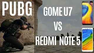 Redmi Note 5 vs Gome U7 at PUBG ★ Helio P25 vs Snapdragon 636 ★ 3 vs 4 GB RAM at PUBG