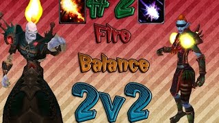 Fire Mage/Druid Balance 2v2 Arena #2 | WoD LVL 100 PvP EN ESPAÑOL!!!