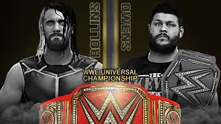WWE Clash of Champions 2016 - Kevin Owens vs Seth Rollins WWE Universal Championship Title Match