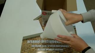 Пистолет штукатурный пневматический 7 л с пластиковым бачком PT-0402 Intertool