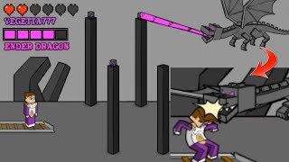 Vegetta Saw Game: Vegetta777 se enfrenta al poderoso Ender Dragon