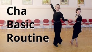 Cha Cha Basic Routine Membership Figures | Marts Smolko - Tina Bazykina