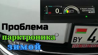 Зимняя проблема парктроника Рено Сценик 3. Всех с Наступающим!