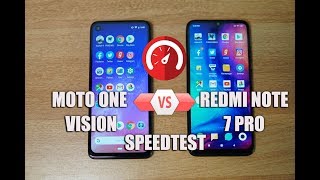 Moto One Vision vs Redmi Note 7 Pro Speedtest (Exynos 9609 vs SD 675) Comparison