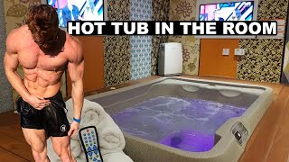 There Was A Hot Tub In The Room. Bodybuilder in London