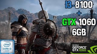 i3-8100 + GTX 1060 6GB | Test in 11 Games