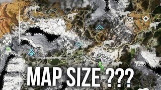 Horizon Zero Dawn - HOW BIG IS THE MAP ???