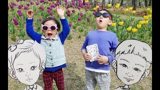 금천광장 캐리커쳐 그리기 페이스페인팅 도안 또또맨 취향은? 키즈유튜브 아이들과 가볼만한곳 주말 일상 브이로그