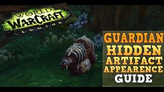 How to get the Guardian Druid Hidden Artifact Skin - WoW Legion